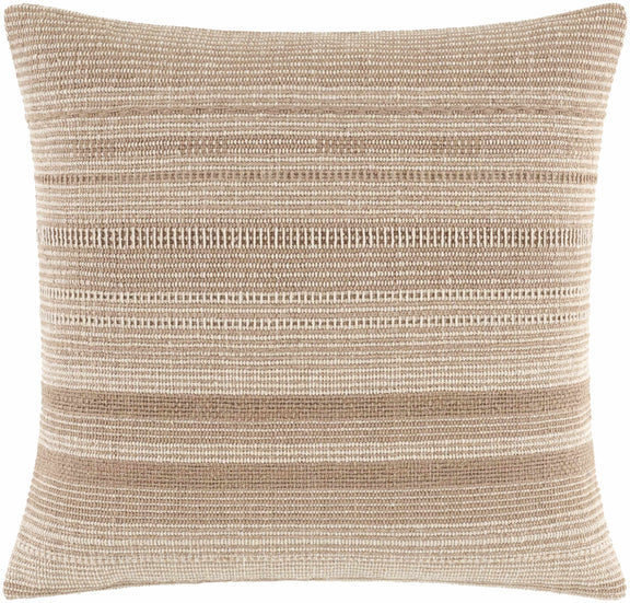 Vumo Taupe Ombre Cotton Throw Pillow-0