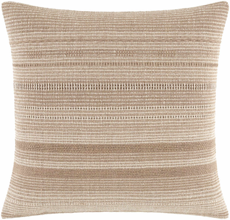 Vumo Taupe Ombre Cotton Throw Pillow-0