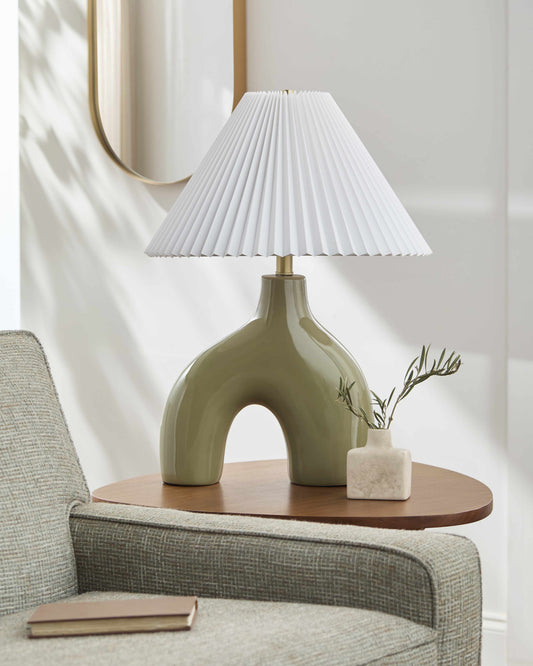 Nassandres Green Table Lamp-1