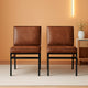 Black Dining Chairs With Removable Cushion Covers French-0