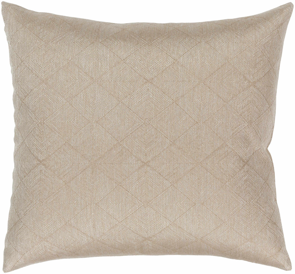 Bonaire Tan Diamond Pattern Pillow - Clearance-0