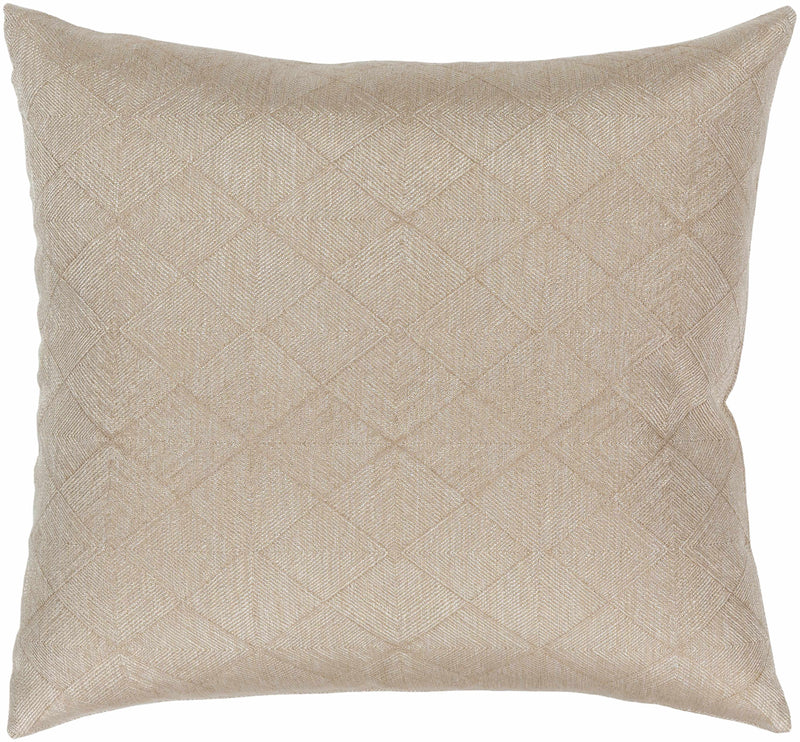 Bonaire Tan Diamond Pattern Pillow - Clearance-0