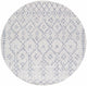 Maunawili Blue Detailed Gray Rug - Clearance
