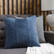 Yuda Navy Square Throw Pillow-0